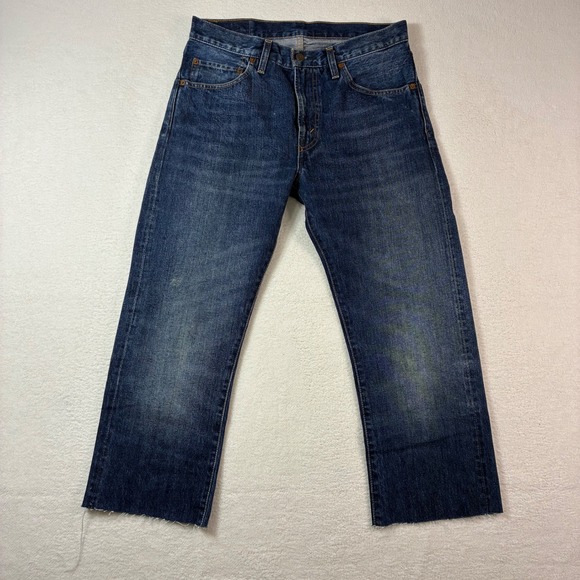 Levis Selvedge Jeans 505 0217 Womens 31x24 Blue Big E LVC Redline - Picture 2 of 10